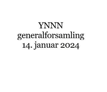GENERALFORSAMLING 14. JANUAR 2024